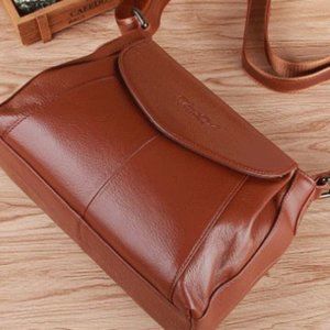 Leather women's Bag Messenger Bag